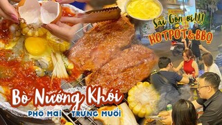 BÒ NƯỚNG KHÓI phô mai trứng muối Trần Văn Đang "ĂN LÀ GHIỀN" | Địa điểm ăn uống