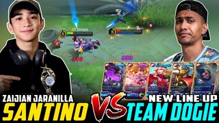 ZAIJIAN NAKAHARAP ANG BAGONG LINE-UP NANG TEAM NI DOGIE SA RANK ~ MOBILE LEGENDS PH