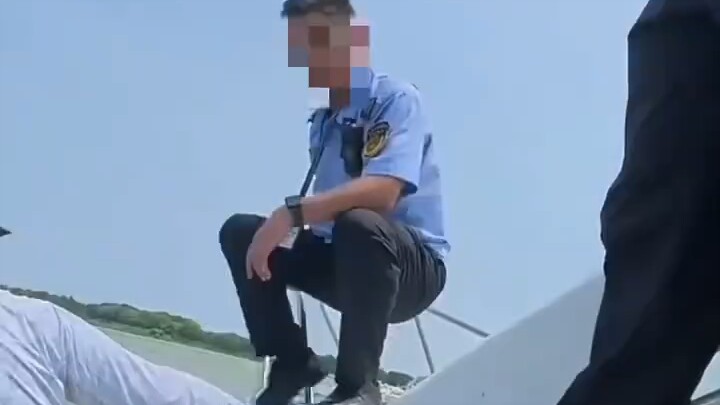 Fishing on the water nearly resulted in law enforcement intervention.