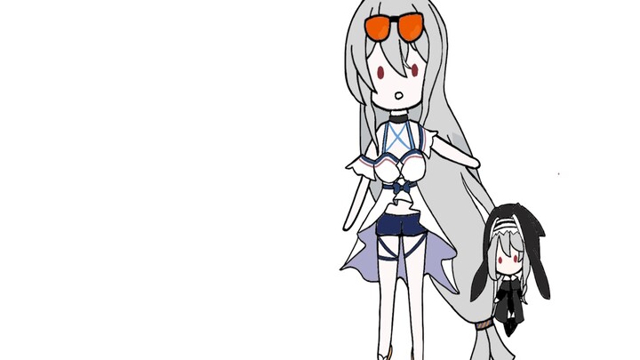 [ Arknights ]Swimsuit Skadi wants to play finger games with you~!
