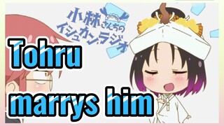 [Miss Kobayashi's Dragon Maid]  Mix cut | Tohru marrys him