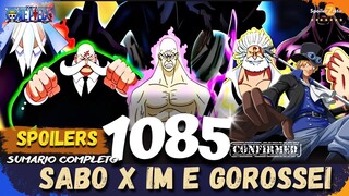 ONE PIECE 1085 SUMARIO COMPLETO - SABO X GOROSSEI (O CAPITULO MAIS BOMBASTICO DA HISTORIA DE OP)