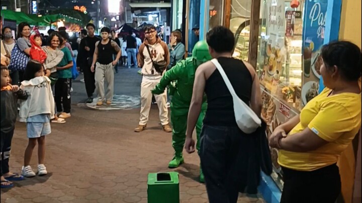 green man in baguio session rd