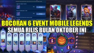 BOCORAN 6 EVENT GRATIS MOBILE LEGENDS BULAN OKTOBER 2021!!! KLAIM SKIN SPESIAL DAN HERO GRATIS
