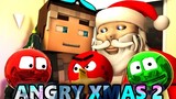 â�…ANGRY MINECRAFT CHRISTMAS 2! (Angry Birds 3D Animation 13) Santa â�…
