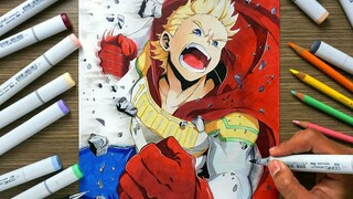 วาด Lemillion จากอนิเมะ My hero academia ซีซั่น 4