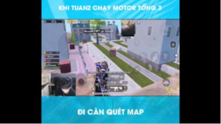 Khi Tuấnz chạy motor tống 3 đi càn quét map