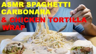 ASMR Eating Spaghetti Carbonara (ASMR Korea Hongkong USA UK Indonesia Malaysia Philippines Thai)