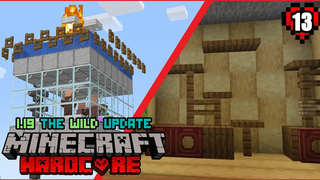 คาเฟ่แมวเสร็จแล้ว มาสร้างฟาร์มเหล็กต่อ Minecraft Hardcore 119 (EP13)