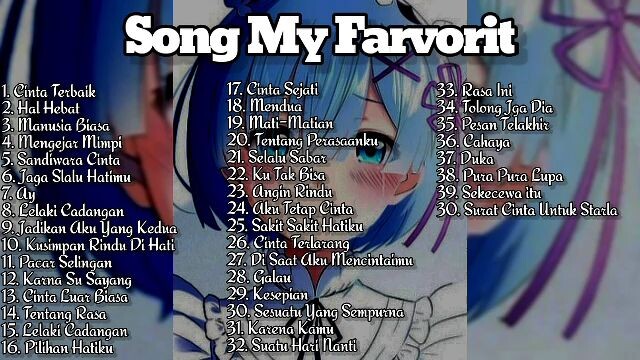 Kumpulan Lagu Galau, dan Lagu Farvorit √