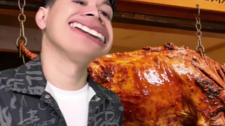 Behind the Roasted Whole Lamb