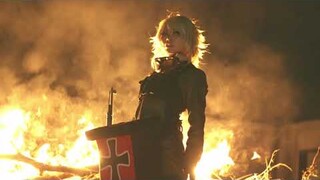 Youjo Senki Tanya Cosplay Fire Video