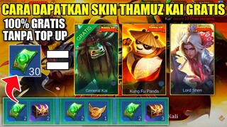 CARA MENDAPATKAN SKIN THAMUZ KUNGFU PANDA 100% GRATIS TANPA TOP UP! JADE TOKEN MOBILE LEGENDS GRATIS