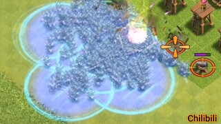 1 quân + 5 nhân bản vs căn cứ cấp 1 #game