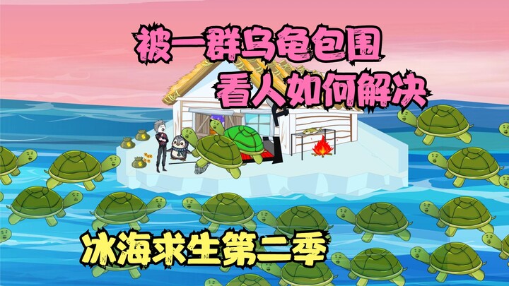 冰海求生第二季，被一群乌龟包围，司马龟及时救场