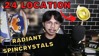 Radiant Spincrystals 24 Location - Genshin Impact