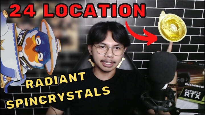 Radiant Spincrystals 24 Location - Genshin Impact