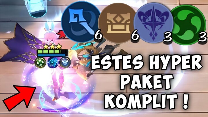 HYPER ESTES 6 MAGE 6 QUARTER 3 ASTRO DAN 3 ELEMENTALIST !! KOMPLIT COMBO MAGIC CHESS UPDATE TERBARU