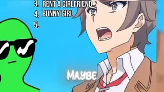 top 5 anime ROMANCE