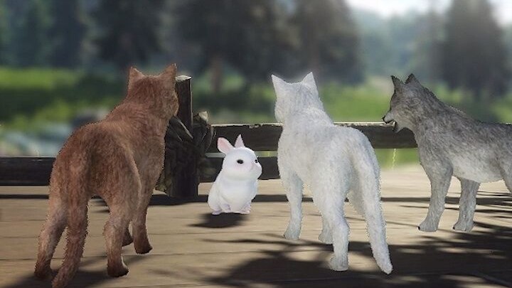 Episode 10: The little rabbit treats the wolf cubs to mooncakes