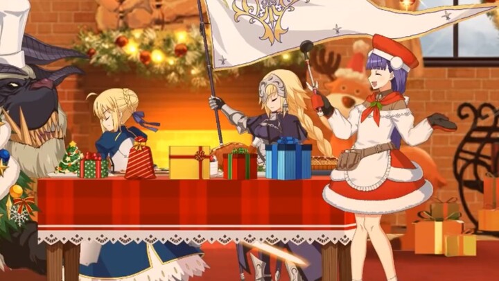 【FGO】Demonstrasi pemicuan skill dan serangan tiga kali berturut-turut, serta pemicuan perintah agung