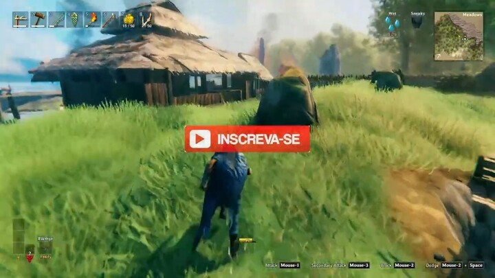 Valheim passando muito APERTO para capturar  o JAVAPORCO
