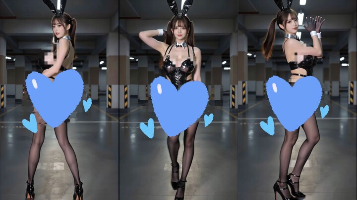 【Black Bunny Girl】Chocolate Cream cover dance ❤ Come catch the bunny~