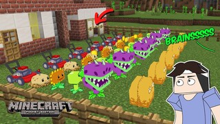 Plants VS Zombie Apocalypse | Minecraft PE