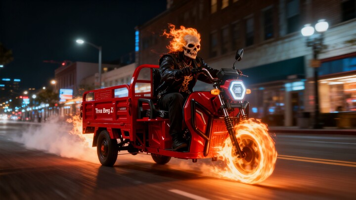 ตัวอย่างหนังอัศวินผี แต่ดูเหมือนจะมีอะไรผิดปกตินะ?