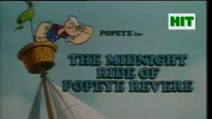 POPEYE ตอน THE MIDNIGHT RIDE OF POPEYE REVERE