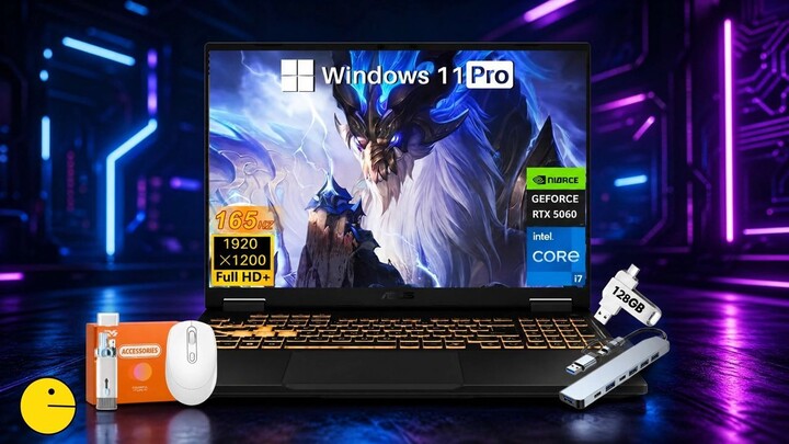ASUS TUF Gaming F16 Review_ Intel i7-14650HX + RTX 5060 Beast! ⚡