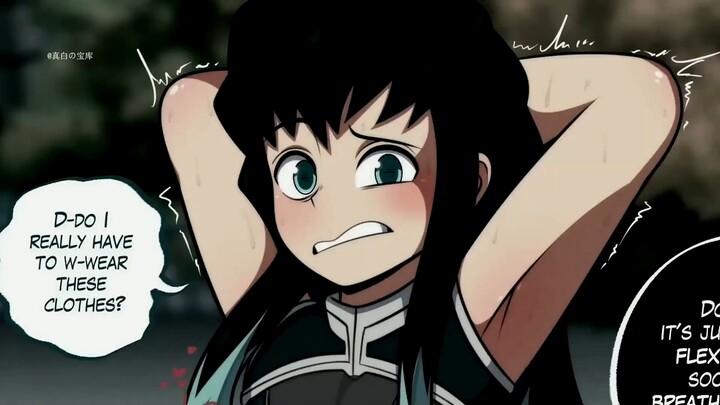 Demon Slayer Fanfic: Kyojuro Rengoku and Inosuke Hashibira Compete to Climb Trees and Pick Fruits, S