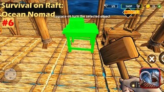 Survival on Raft: Ocean Nomad | ALMOST DONE WITH THE FIRST FLOOR, SLIGHT UTILITY RELOCATIONS! Part 6