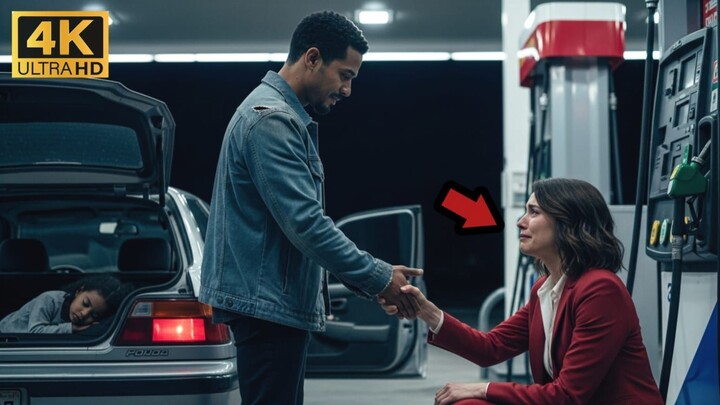 Single Dad Finds Crying Woman at Gas Station—Next Morning She Buys Him a Mansion