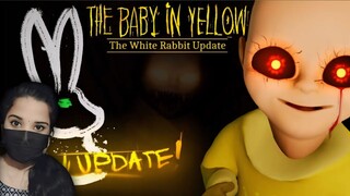 The Baby in Yellow White Rabbit - Full Horror Gameplay | Mask Girl Gaming #2