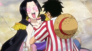 [AMV]Luffy & Hancock meet again after 400 episodes|<One Piece>