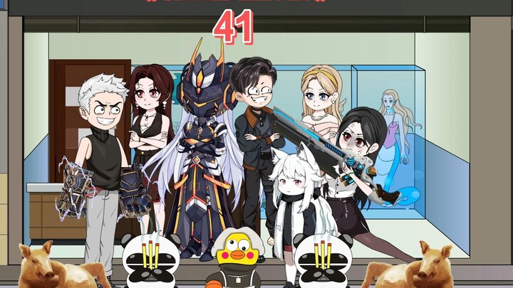 The handsome fishmonger "41" An Yu leads the four evil kings to attack the Deep Blue Library