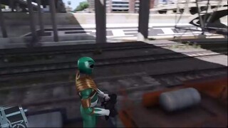 GTA 5 5 Anh Em Siêu Nhân Tập 1 Siêu Nhân Xanh Đi Xe Lửa Khủng Bố Tấ