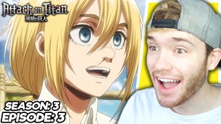 The TRUE Heir!!! Attack on Titan Ep.3 (Season 3) REACTION