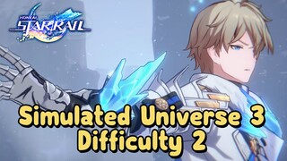 Simulated Universe World 3 Difficulty 2 (Preservation Path) | Honkai: Star Rail Gepard Boss Guide