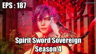 Spirit Sword Sovereign Season 4 Episode 187 Sub Indo