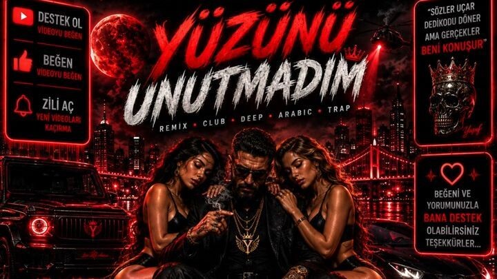 Yüzünü Unutmadım - Arabesk Rap _ DJ Yusuf Yılmaz _ Turkish Cyber Festival House