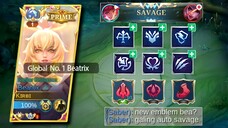99% BEATRIX USER DON'T KNOW THIS NEW META EMBLEM 2023