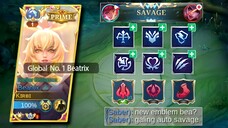 99% BEATRIX USER DON'T KNOW THIS NEW META EMBLEM 2023