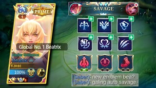 99% BEATRIX USER DON'T KNOW THIS NEW META EMBLEM 2023