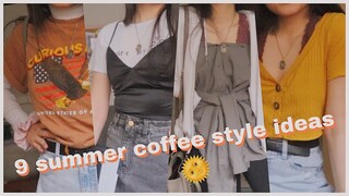 9 ý tưởng outfits đi cà phê để chụp hình đẹp cho mùa hè...