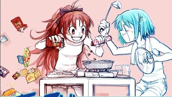 [ Puella Magi Madoka Magica / Red and Blue] Fan Comics and Fan Art (Tiantang)