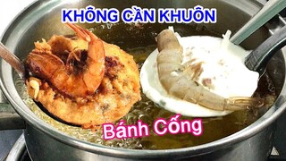 Cách làm BÁNH CỐNG không cần khuôn bánh cống- Bánh cống giòn ngon đúng vị ngày xưa của Miền Tây