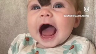 The little girl was born with a large black birthmark between her eyebrows. She underwent three surg