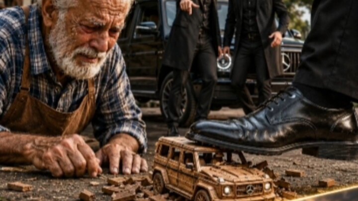 They Destroyed His Toy… So He Built a GIANT Wooden G-Wagon! 😱🔥